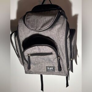 Baby boom gray diaper backpack